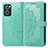 Custodia Portafoglio In Pelle Fantasia Modello Cover con Supporto per Oppo Reno7 4G Verde