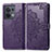 Custodia Portafoglio In Pelle Fantasia Modello Cover con Supporto per Oppo Reno9 5G Viola