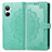 Custodia Portafoglio In Pelle Fantasia Modello Cover con Supporto per Realme 10 4G Verde