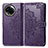 Custodia Portafoglio In Pelle Fantasia Modello Cover con Supporto per Realme 11 5G Viola