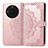 Custodia Portafoglio In Pelle Fantasia Modello Cover con Supporto per Realme 11 Pro 5G Oro Rosa