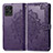 Custodia Portafoglio In Pelle Fantasia Modello Cover con Supporto per Realme 8i Viola