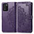 Custodia Portafoglio In Pelle Fantasia Modello Cover con Supporto per Realme 9 SE 5G Viola