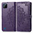 Custodia Portafoglio In Pelle Fantasia Modello Cover con Supporto per Realme C11 (2021) Viola