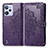 Custodia Portafoglio In Pelle Fantasia Modello Cover con Supporto per Realme C31 Viola