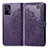 Custodia Portafoglio In Pelle Fantasia Modello Cover con Supporto per Realme GT 5G Viola