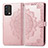 Custodia Portafoglio In Pelle Fantasia Modello Cover con Supporto per Realme GT Master 5G Oro Rosa