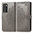 Custodia Portafoglio In Pelle Fantasia Modello Cover con Supporto per Realme GT Master Explorer 5G Grigio