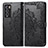 Custodia Portafoglio In Pelle Fantasia Modello Cover con Supporto per Realme GT Master Explorer 5G Nero