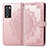 Custodia Portafoglio In Pelle Fantasia Modello Cover con Supporto per Realme GT Master Explorer 5G Oro Rosa