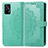 Custodia Portafoglio In Pelle Fantasia Modello Cover con Supporto per Realme GT Neo 2T 5G Verde