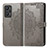 Custodia Portafoglio In Pelle Fantasia Modello Cover con Supporto per Realme GT Neo 3T 5G Grigio