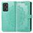 Custodia Portafoglio In Pelle Fantasia Modello Cover con Supporto per Realme GT Neo 3T 5G Verde