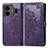 Custodia Portafoglio In Pelle Fantasia Modello Cover con Supporto per Realme GT Neo5 240W 5G Viola