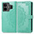 Custodia Portafoglio In Pelle Fantasia Modello Cover con Supporto per Realme GT Neo6 5G Verde