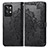 Custodia Portafoglio In Pelle Fantasia Modello Cover con Supporto per Realme GT2 Pro 5G Nero