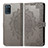 Custodia Portafoglio In Pelle Fantasia Modello Cover con Supporto per Realme V11 5G Grigio