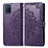 Custodia Portafoglio In Pelle Fantasia Modello Cover con Supporto per Realme V11 5G Viola