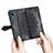 Custodia Portafoglio In Pelle Fantasia Modello Cover con Supporto per Samsung Galaxy A02
