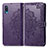 Custodia Portafoglio In Pelle Fantasia Modello Cover con Supporto per Samsung Galaxy A02 Viola