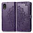 Custodia Portafoglio In Pelle Fantasia Modello Cover con Supporto per Samsung Galaxy A03 Core Viola