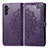 Custodia Portafoglio In Pelle Fantasia Modello Cover con Supporto per Samsung Galaxy A04s Viola