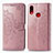 Custodia Portafoglio In Pelle Fantasia Modello Cover con Supporto per Samsung Galaxy A10s Oro Rosa