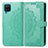 Custodia Portafoglio In Pelle Fantasia Modello Cover con Supporto per Samsung Galaxy A12 5G Verde