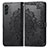 Custodia Portafoglio In Pelle Fantasia Modello Cover con Supporto per Samsung Galaxy A13 5G Nero