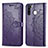 Custodia Portafoglio In Pelle Fantasia Modello Cover con Supporto per Samsung Galaxy A21 European Viola