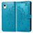 Custodia Portafoglio In Pelle Fantasia Modello Cover con Supporto per Samsung Galaxy A22 5G SC-56B Blu