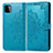 Custodia Portafoglio In Pelle Fantasia Modello Cover con Supporto per Samsung Galaxy A22s 5G Blu