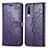 Custodia Portafoglio In Pelle Fantasia Modello Cover con Supporto per Samsung Galaxy A30S Viola