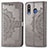 Custodia Portafoglio In Pelle Fantasia Modello Cover con Supporto per Samsung Galaxy A40s Grigio