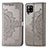 Custodia Portafoglio In Pelle Fantasia Modello Cover con Supporto per Samsung Galaxy A42 5G Grigio