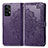 Custodia Portafoglio In Pelle Fantasia Modello Cover con Supporto per Samsung Galaxy A52 4G Viola