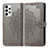 Custodia Portafoglio In Pelle Fantasia Modello Cover con Supporto per Samsung Galaxy A73 5G Grigio