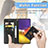 Custodia Portafoglio In Pelle Fantasia Modello Cover con Supporto per Samsung Galaxy A82 5G