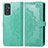 Custodia Portafoglio In Pelle Fantasia Modello Cover con Supporto per Samsung Galaxy F54 5G Verde