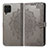 Custodia Portafoglio In Pelle Fantasia Modello Cover con Supporto per Samsung Galaxy F62 5G Grigio