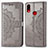 Custodia Portafoglio In Pelle Fantasia Modello Cover con Supporto per Samsung Galaxy M01s Grigio