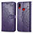 Custodia Portafoglio In Pelle Fantasia Modello Cover con Supporto per Samsung Galaxy M01s Viola