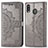 Custodia Portafoglio In Pelle Fantasia Modello Cover con Supporto per Samsung Galaxy M20 Grigio