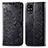 Custodia Portafoglio In Pelle Fantasia Modello Cover con Supporto per Samsung Galaxy M31s Nero