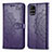 Custodia Portafoglio In Pelle Fantasia Modello Cover con Supporto per Samsung Galaxy M31s Viola