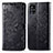 Custodia Portafoglio In Pelle Fantasia Modello Cover con Supporto per Samsung Galaxy M40S Nero