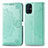 Custodia Portafoglio In Pelle Fantasia Modello Cover con Supporto per Samsung Galaxy M51