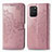 Custodia Portafoglio In Pelle Fantasia Modello Cover con Supporto per Samsung Galaxy M80S Oro Rosa