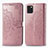 Custodia Portafoglio In Pelle Fantasia Modello Cover con Supporto per Samsung Galaxy Note 10 Lite Oro Rosa