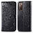 Custodia Portafoglio In Pelle Fantasia Modello Cover con Supporto per Samsung Galaxy S20 FE 4G Nero